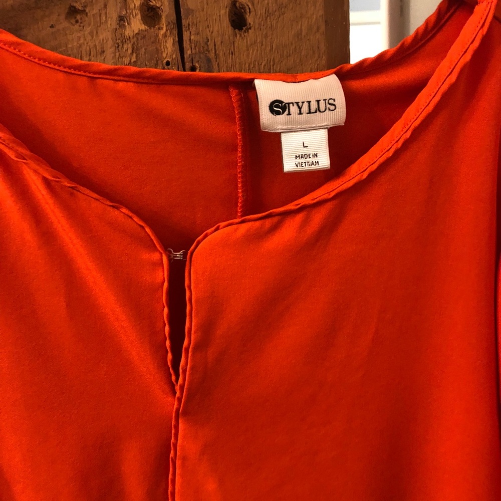 Target Orange/Red Blouse - Picture 3 of 3
